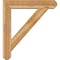 Ekena Millwork Traditional Craftsman Rough Sawn Bracket w/ Offset Brace, Western Red Cedar, 8"W x 40"D x 44"H BKT0806X40X44TRA04RWR - alternate 2